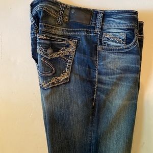 Silver Suki Mid Slim Boot W31/L33